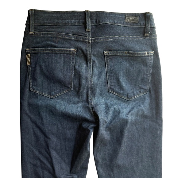 PAIGE Hoxton Ultra Skinny Jeans Denim Dark Blue Size 28 Mona W2120 29.5L - Picture 6 of 9